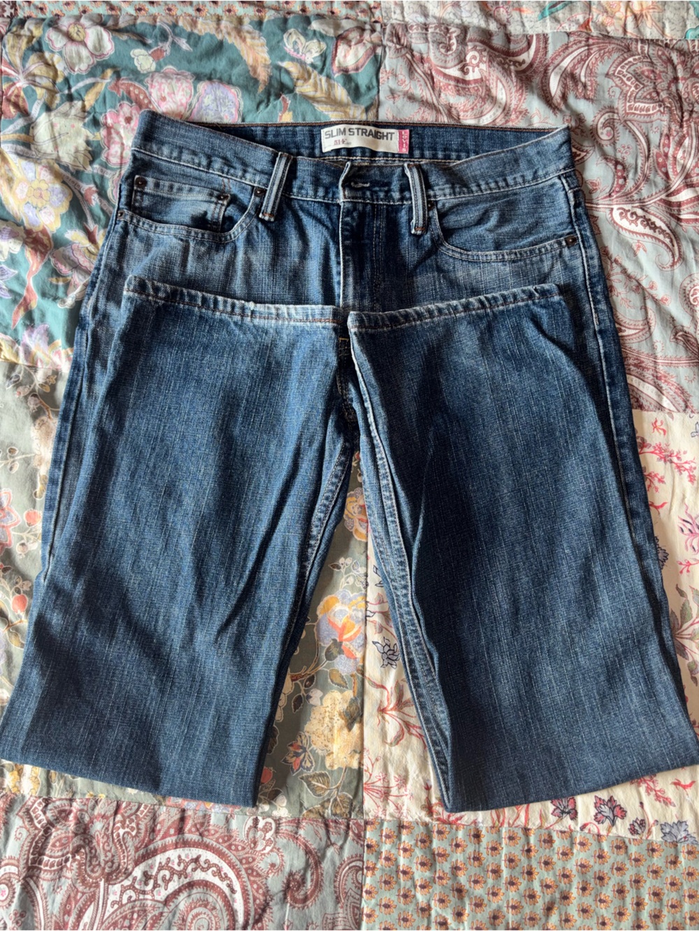 Levi's Women's Flare Jeans in Dark Blue